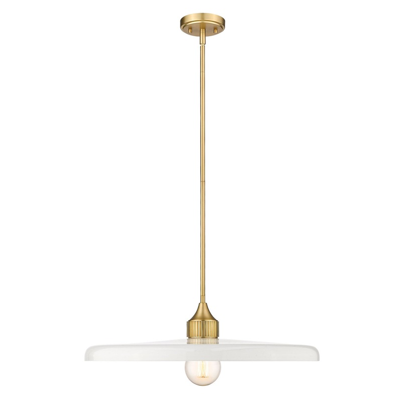 Z-Lite 820P24-OBR Paloma One Light Pendant, Olde Brass