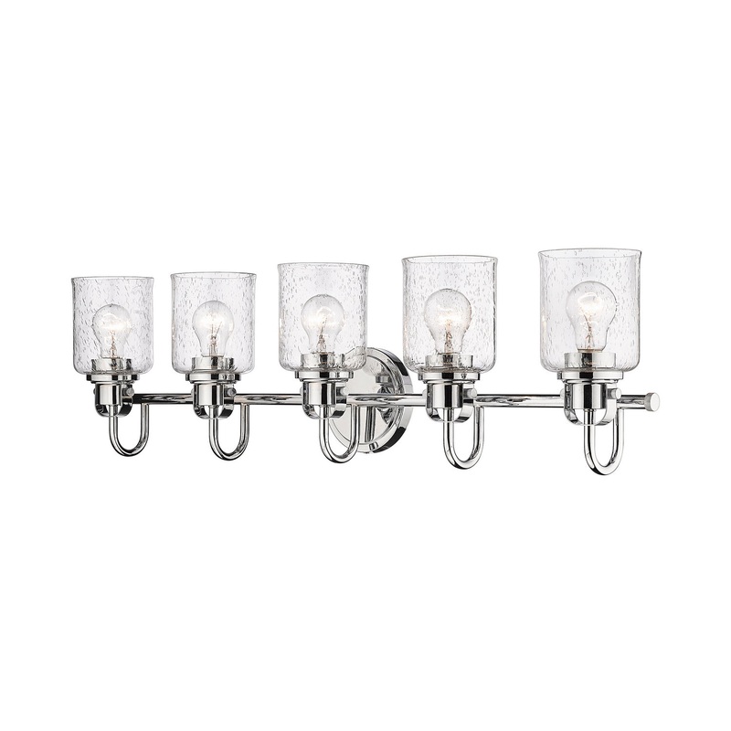 Z-Lite 340-5V-CH Kinsley Five Light Vanity, Chrome