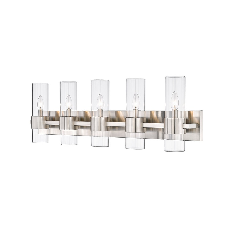 Z-Lite 343-5V-BN Lawson Five Light Vanity, Brushed Nickel