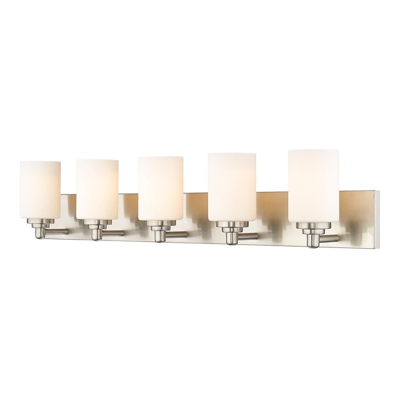 Z-Lite 485-5V-BN Soledad Five Light Vanity, Brushed Nickel