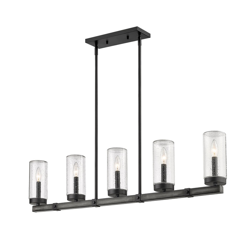 Z-Lite 589-5L-ABB Marlow Five Light Outdoor Linear, Ashen Barnboard