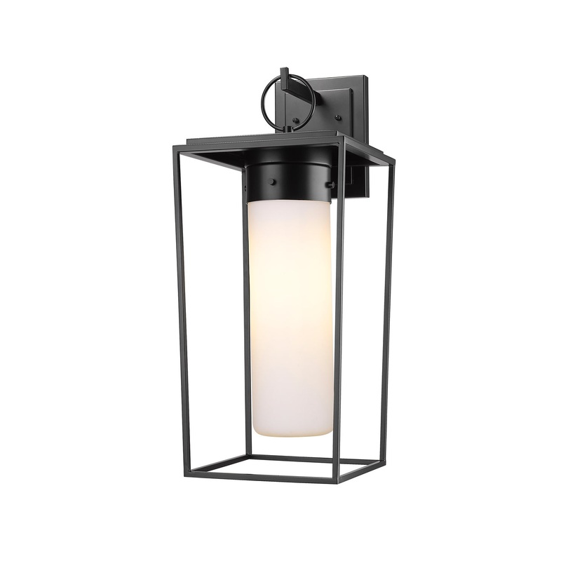 Z-Lite 595B-BK Sheridan One Light Outdoor Wall Sconce, Black