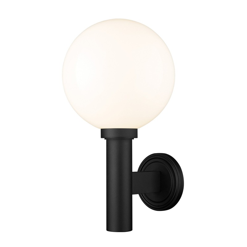 Z-Lite 597B-BK Laurent One Light Outdoor Wall Sconce, Black
