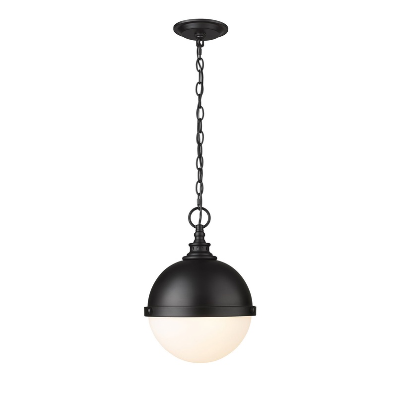 Z-Lite 619MP-MB Peyton Two Light Pendant, Matte Black