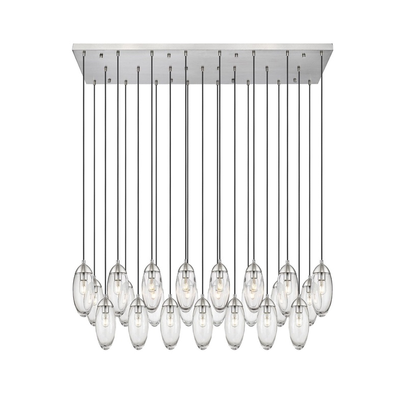 Z-Lite 651P-23L-BN Arden 23 Light Chandelier, Brushed Nickel