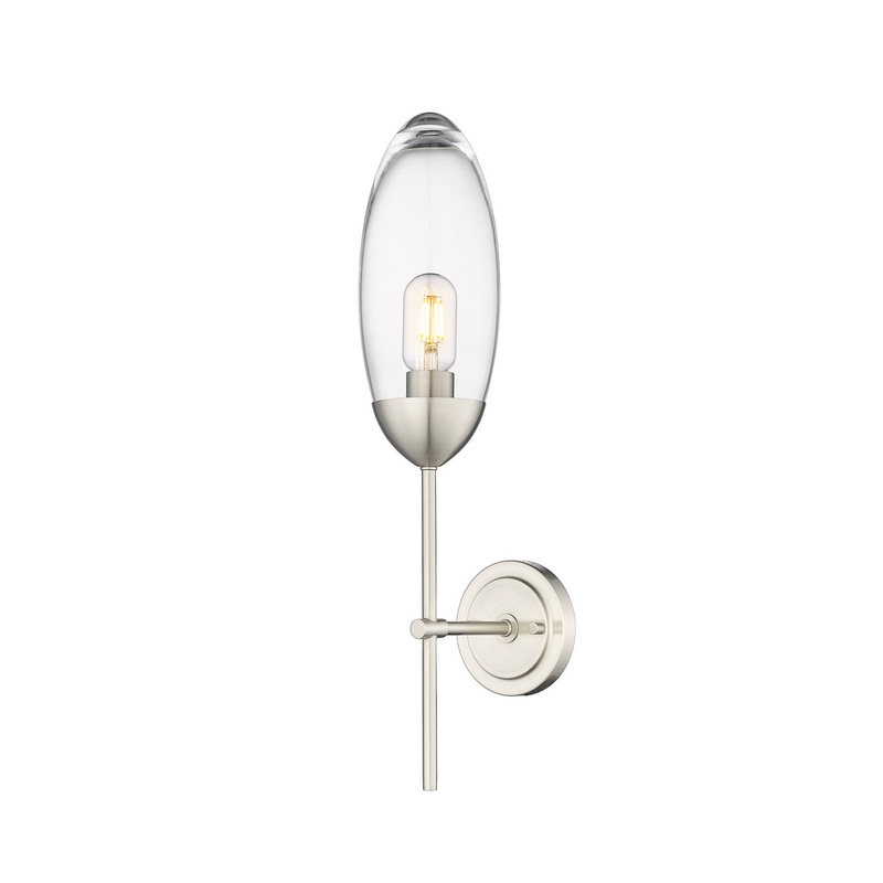 Z-Lite 651S-BN Arden One Light Wall Sconce, Brushed Nickel