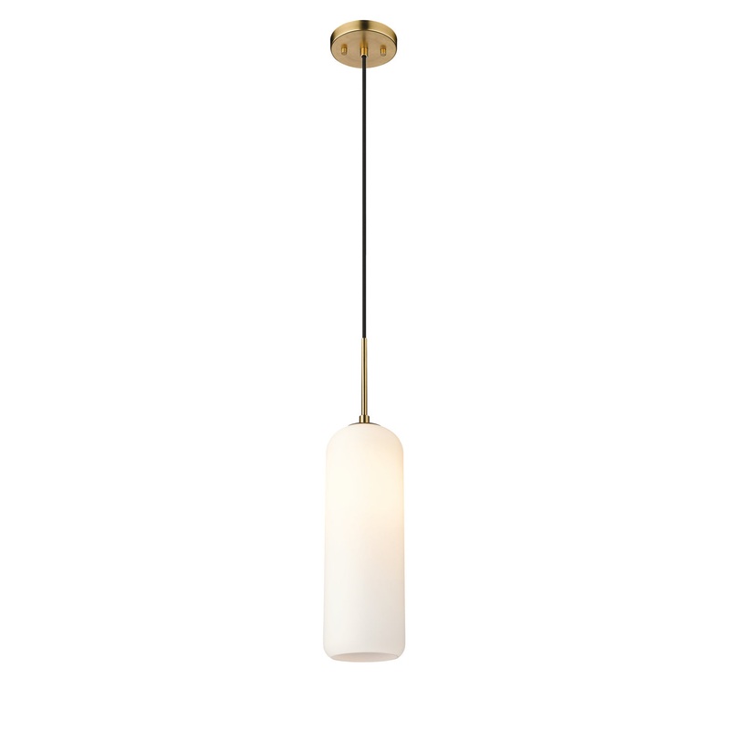 Z-Lite 732P22-HBR Monty One Light Pendant, Heritage Brass