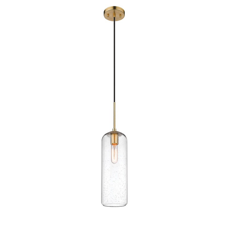 Z-Lite 738P22-HBR Monty One Light Pendant, Heritage Brass