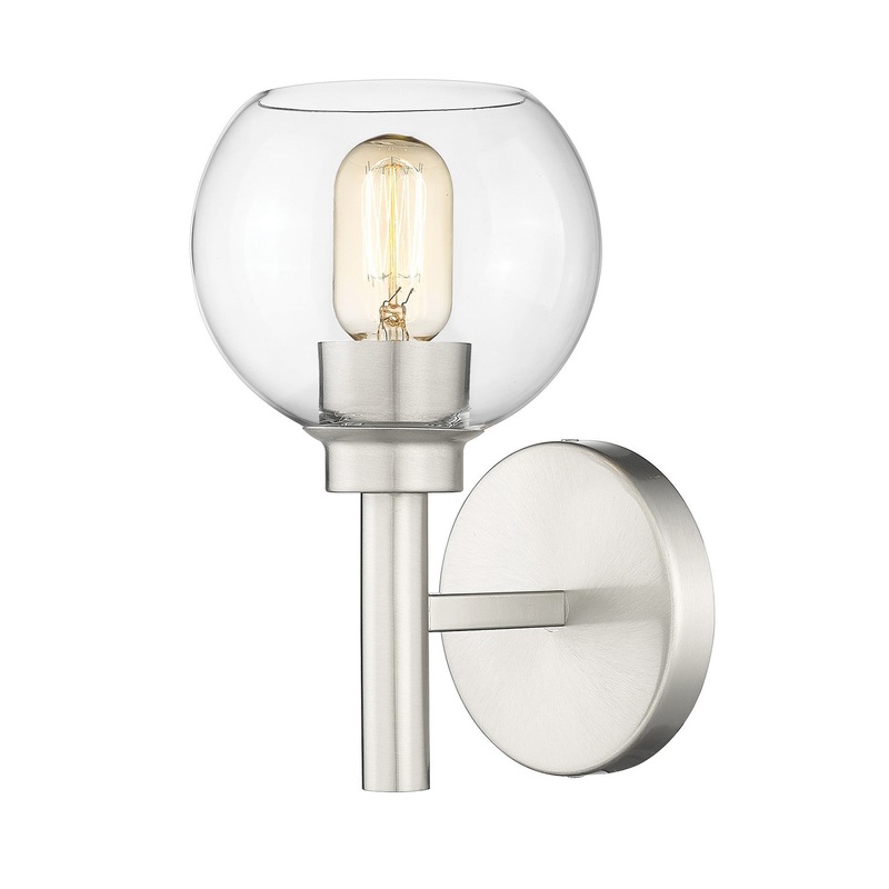 Z-Lite 7502-1S-BN Sutton One Light Wall Sconce, Brushed Nickel