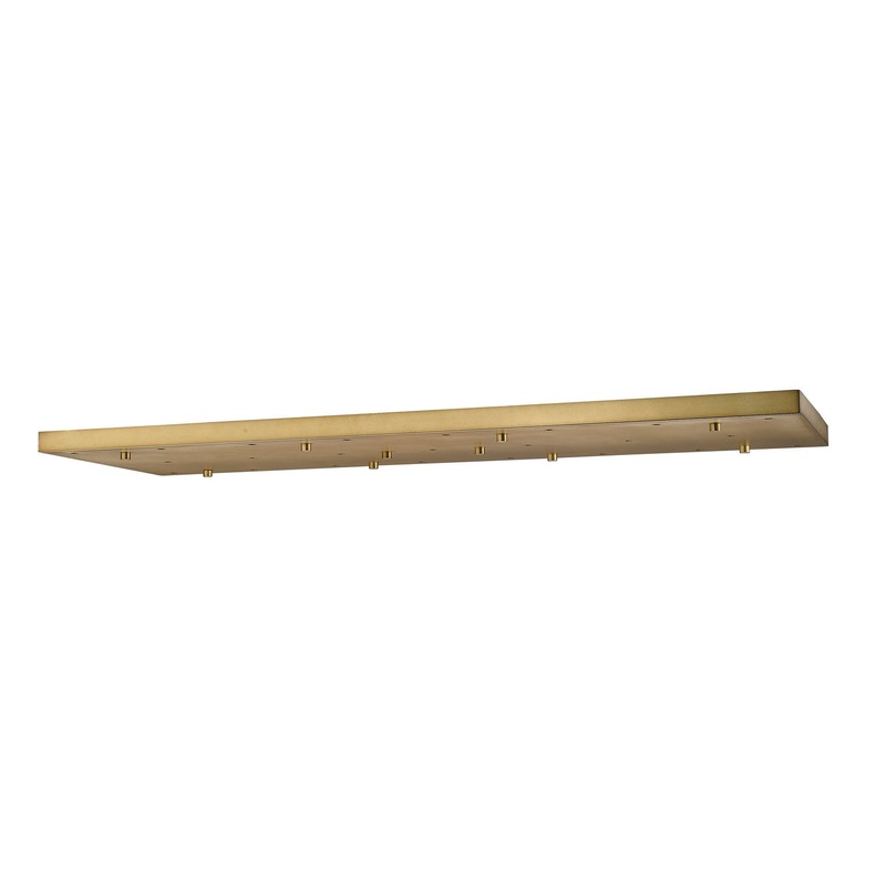 Z-Lite CP5423L-RB Multi Point Canopy 23 Light Ceiling Plate, Rubbed Brass