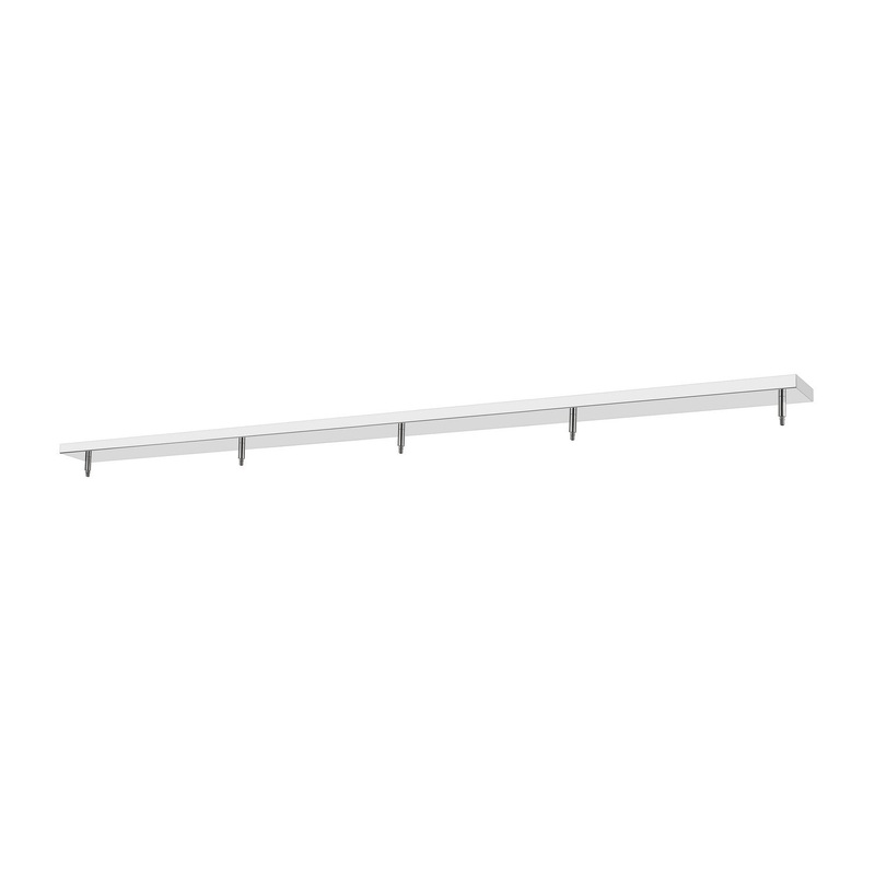 Z-Lite CP6405-CH Multi Point Canopy Five Light Ceiling Plate, Chrome