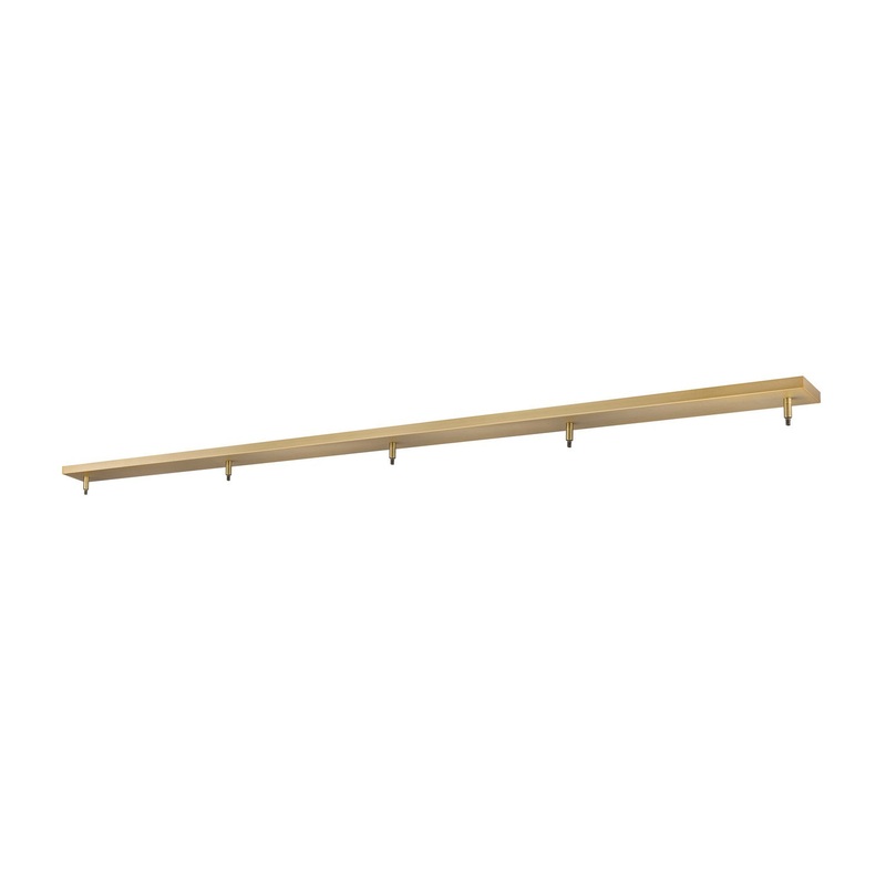 Z-Lite CP6405-HBR Multi Point Canopy Five Light Ceiling Plate, Heritage Brass