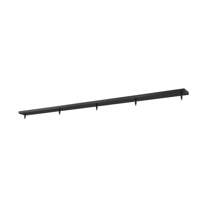 Z-Lite CP6405-MB Multi Point Canopy Five Light Ceiling Plate, Matte Black