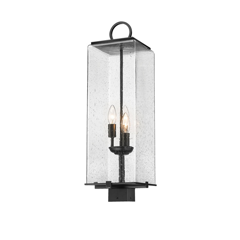 Z-Lite 592PHBS-BK Sana Three Light Outdoor Post Mount, Black