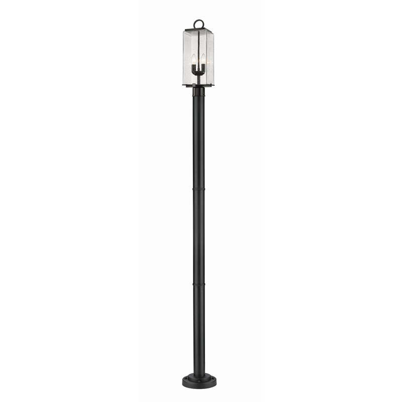 Z-Lite 592PHMR-567P-BK Sana Two Light Outdoor Post Mount, Black