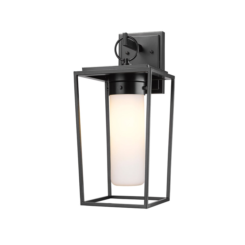 Z-Lite 595M-BK Sheridan One Light Outdoor Wall Sconce, Black