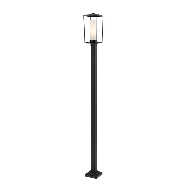 Z-Lite 595PHBS-536P-BK Sheridan One Light Outdoor Post Mount, Black