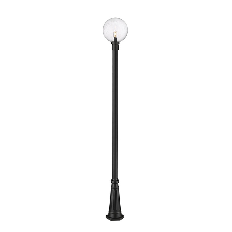 Z-Lite 599PHB-519P-BK Laurent One Light Outdoor Post Mount, Black