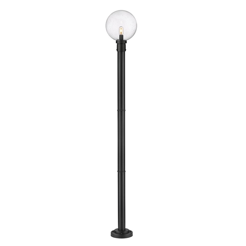 Z-Lite 599PHB-567P-BK Laurent One Light Outdoor Post Mount, Black