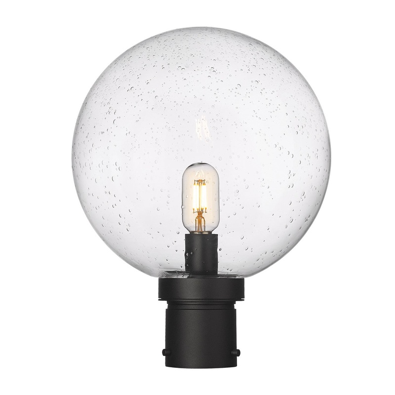 Z-Lite 599PHB-BK Laurent One Light Outdoor Post Mount, Black
