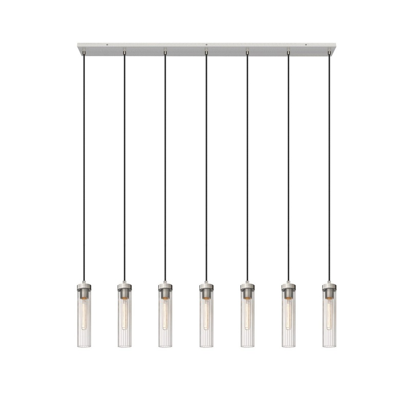 Z-Lite 740P-7L-BN Beau Seven Light Chandelier, Brushed Nickel