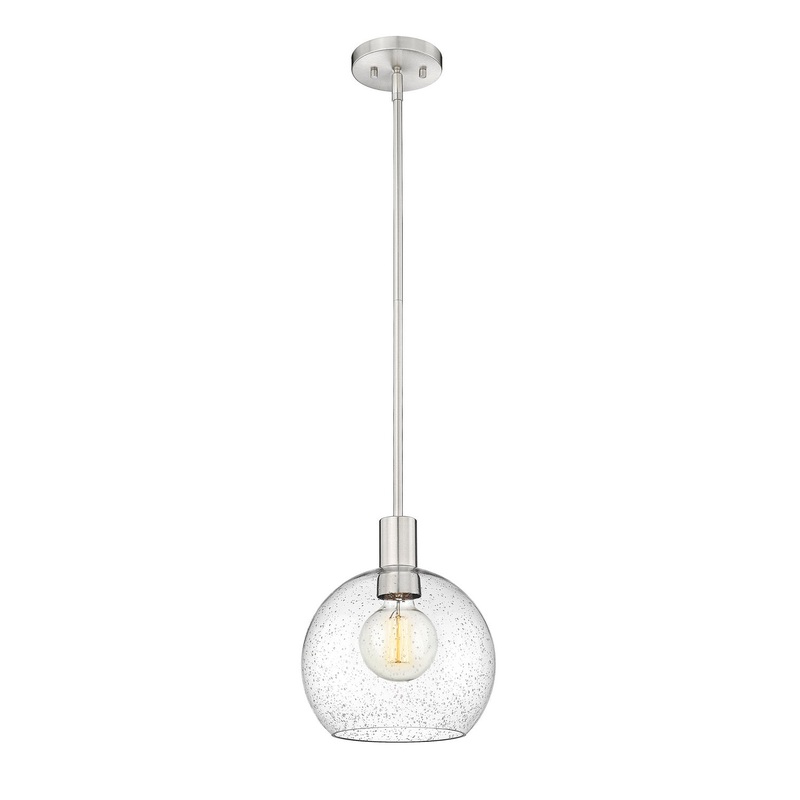Z-Lite 7501P10-BN Margo One Light Pendant, Brushed Nickel