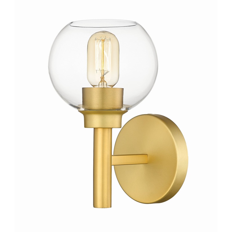 Z-Lite 7502-1S-BG Sutton One Light Wall Sconce, Brushed Gold