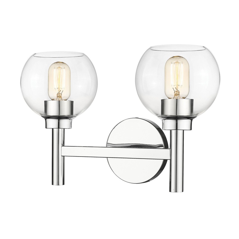 Z-Lite 7502-2V-CH Sutton Two Light Vanity, Chrome