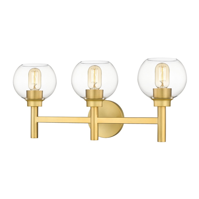 Z-Lite 7502-3V-BG Sutton Three Light Vanity, Brushed Gold