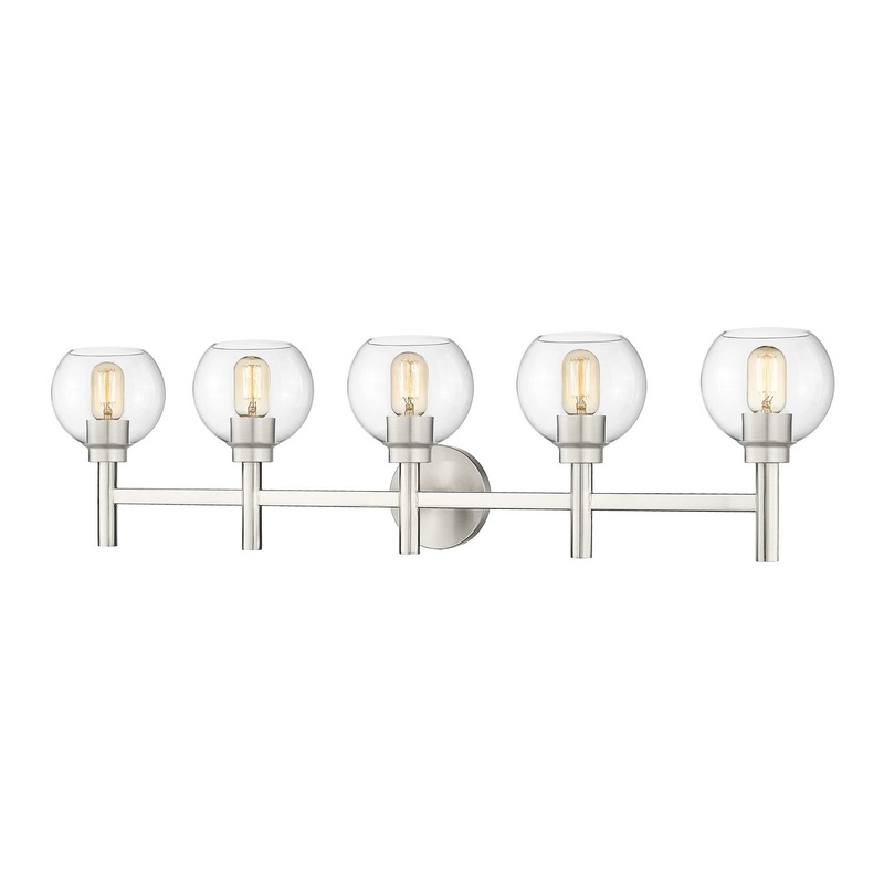 Z-Lite 7502-5V-BN Sutton Five Light Vanity, Brushed Nickel