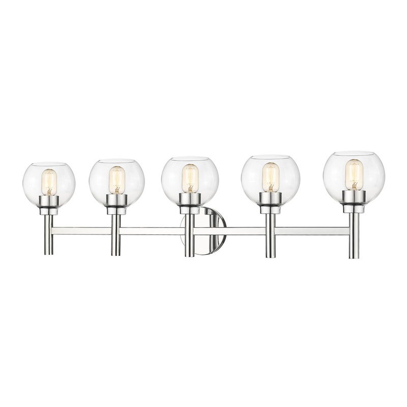 Z-Lite 7502-5V-CH Sutton Five Light Vanity, Chrome