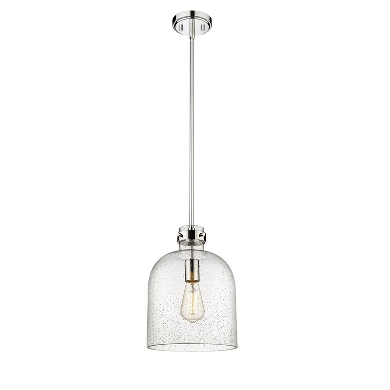 Z-Lite 817-9PN Pearson One Light Pendant, Polished Nickel