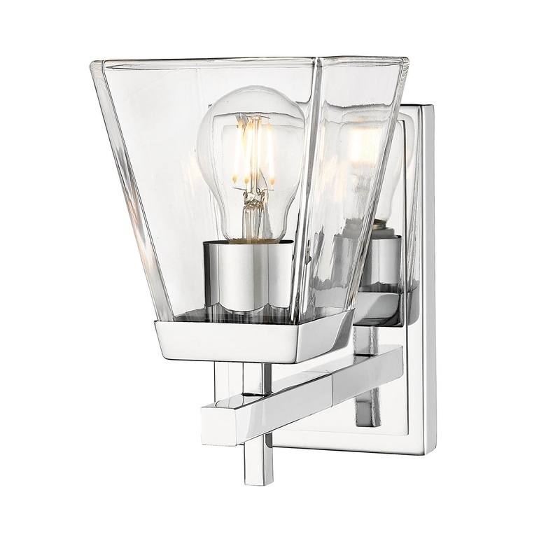 Z-Lite 819-1S-CH Lauren One Light Wall Sconce, Chrome