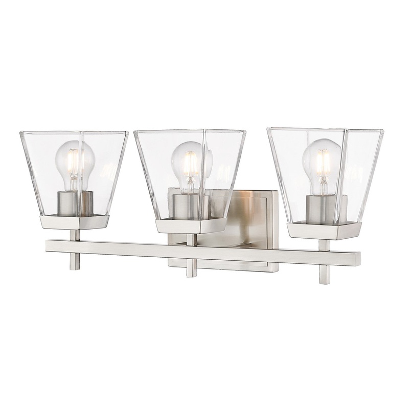 Z-Lite 819-3V-BN Lauren Three Light Vanity, Brushed Nickel
