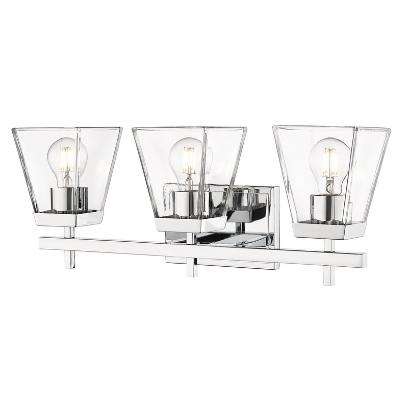Z-Lite 819-3V-CH Lauren Three Light Vanity, Chrome