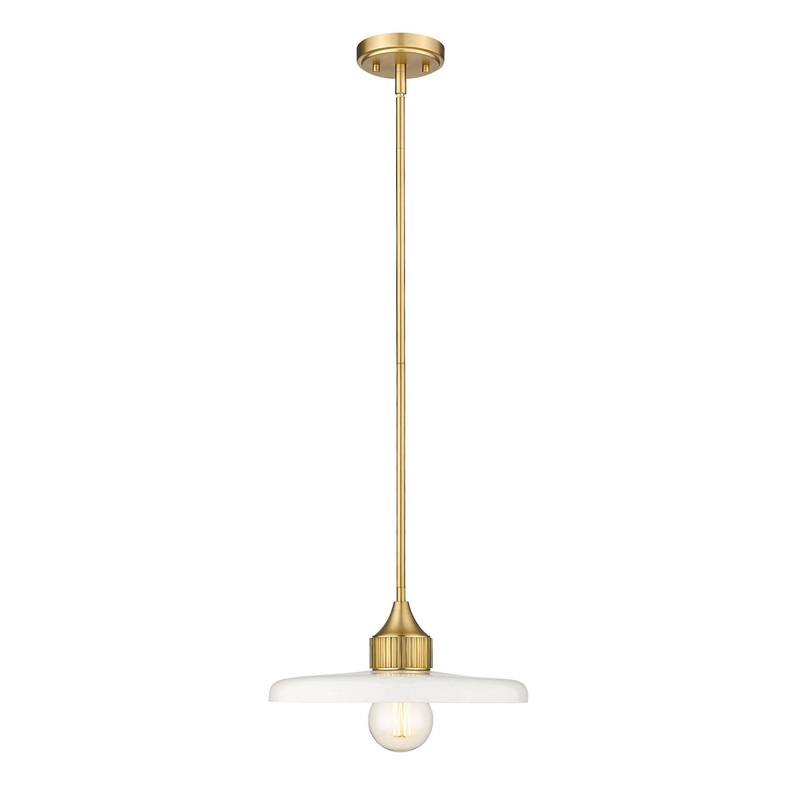 Z-Lite 820P14-OBR Paloma One Light Pendant, Olde Brass