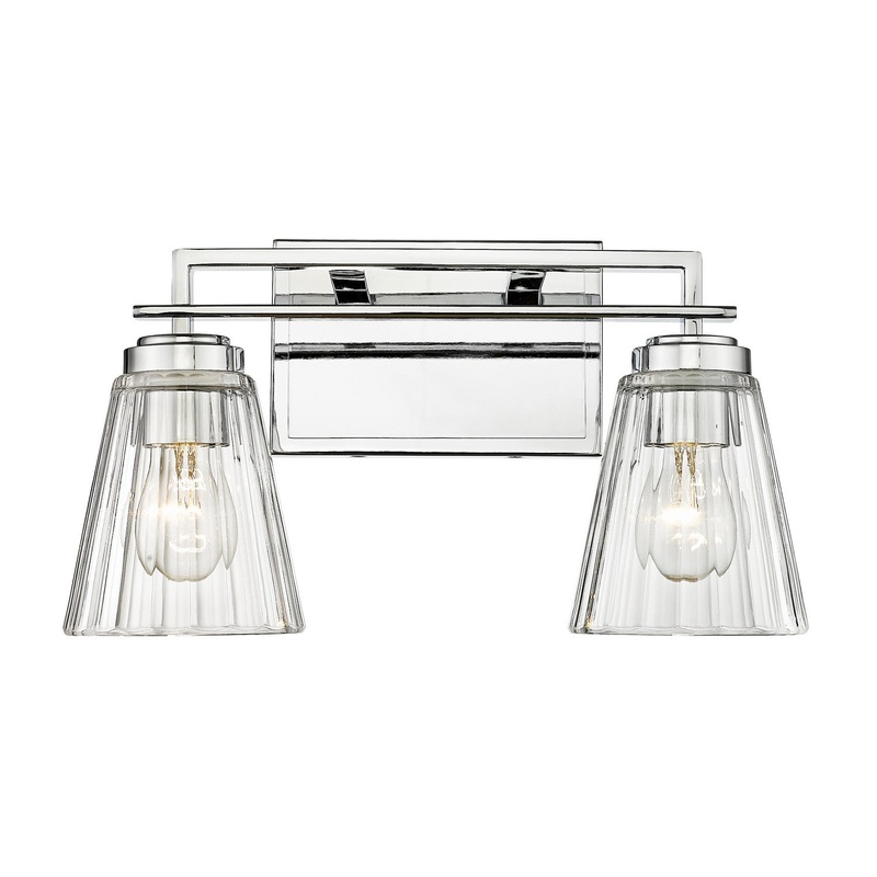 Z-Lite 823-2V-CH Lyna Two Light Vanity, Chrome