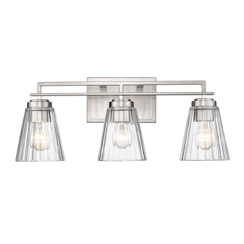 Z-Lite 823-3V-BN Lyna Three Light Vanity, Brushed Nickel