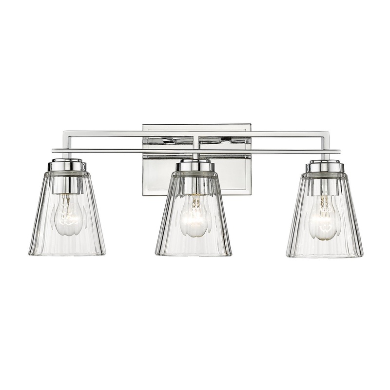 Z-Lite 823-3V-CH Lyna Three Light Vanity, Chrome
