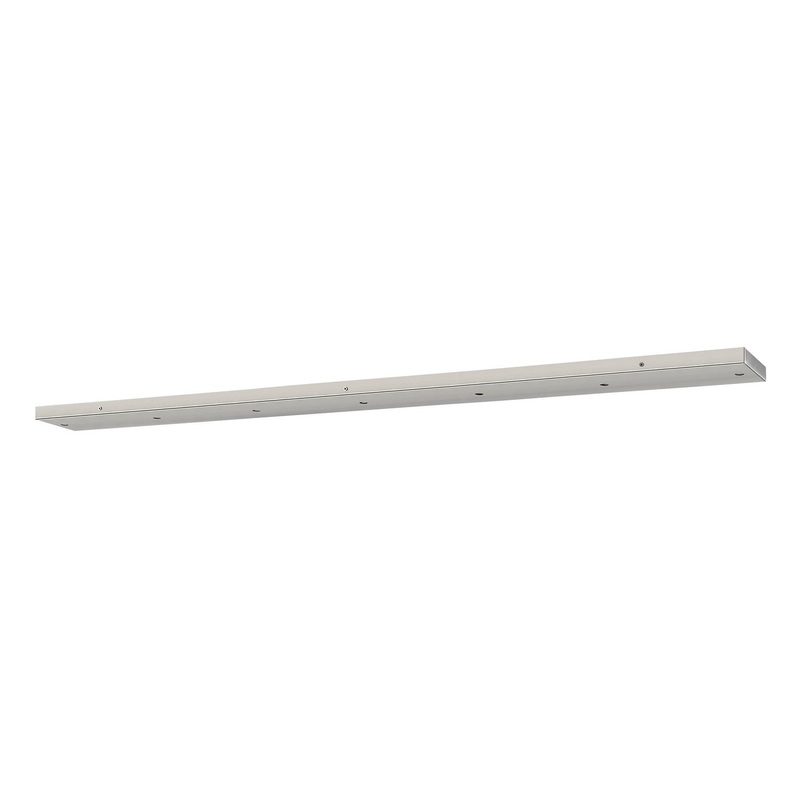 Z-Lite CP5407L-BN Multi Point Canopy Seven Light Ceiling Plate, Brushed Nickel