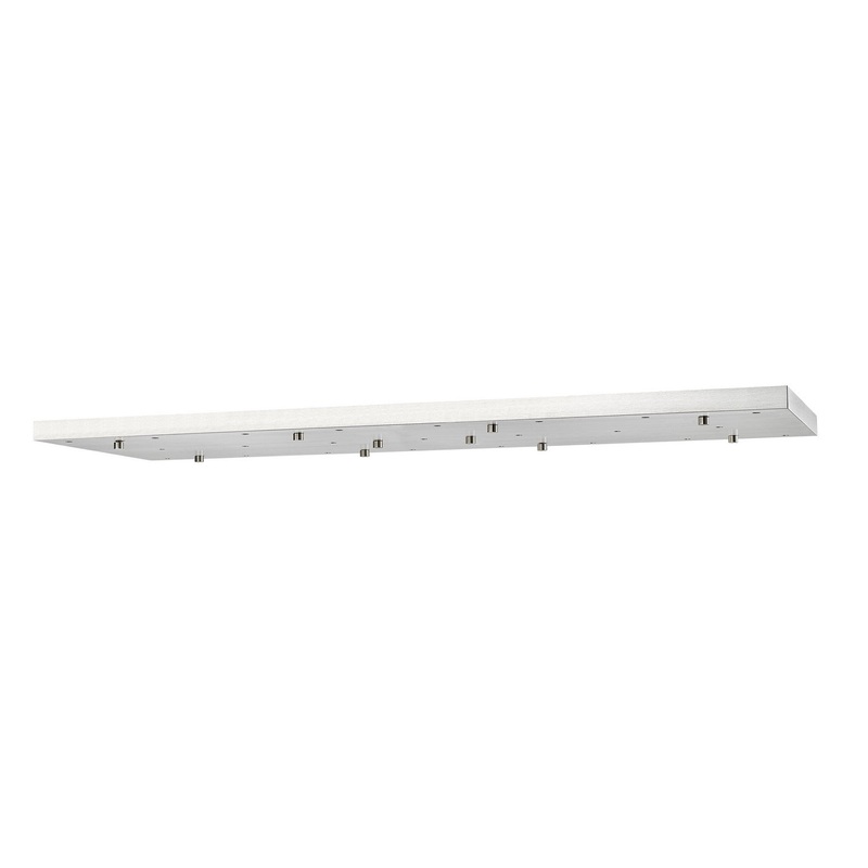 Z-Lite CP5423L-BN Multi Point Canopy 23 Light Ceiling Plate, Brushed Nickel