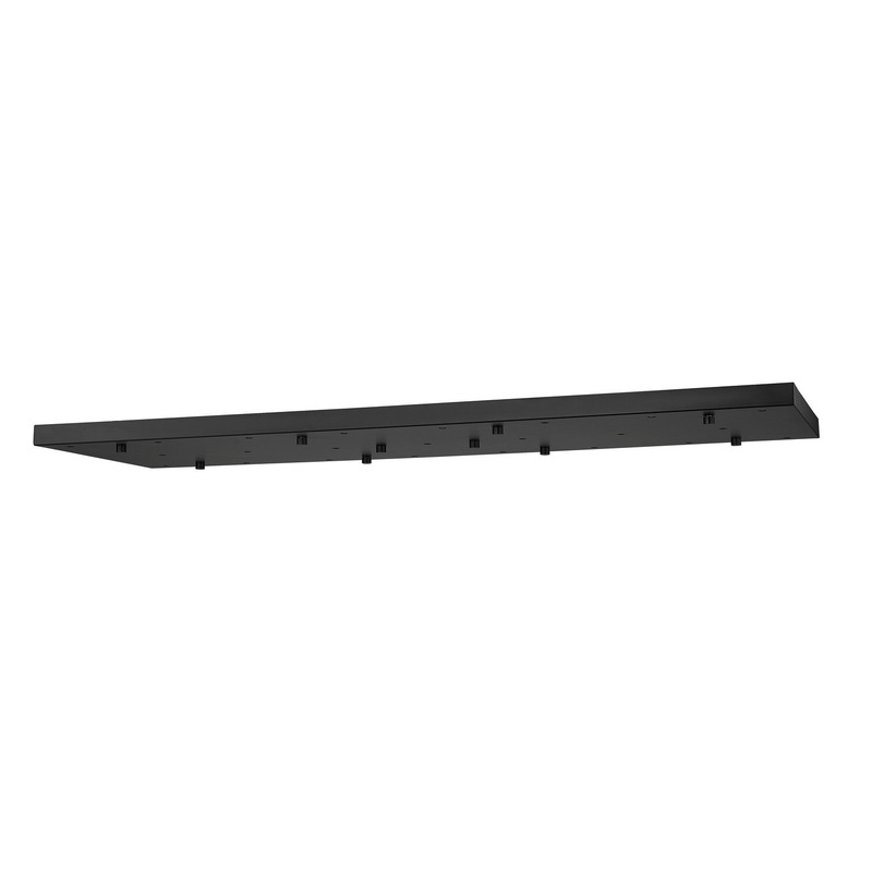 Z-Lite CP5423L-MB Multi Point Canopy 23 Light Ceiling Plate, Matte Black