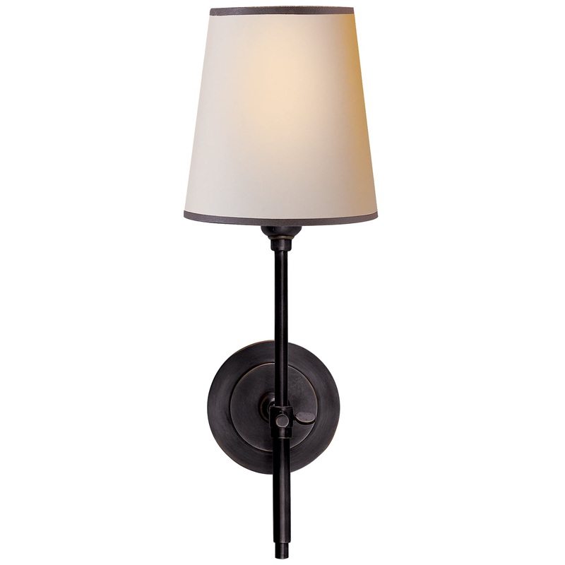 Bryant One Light Wall Sconce, Bronze