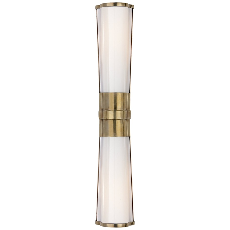 Carew Two Light Wall Sconce, Antique-Burnished Brass