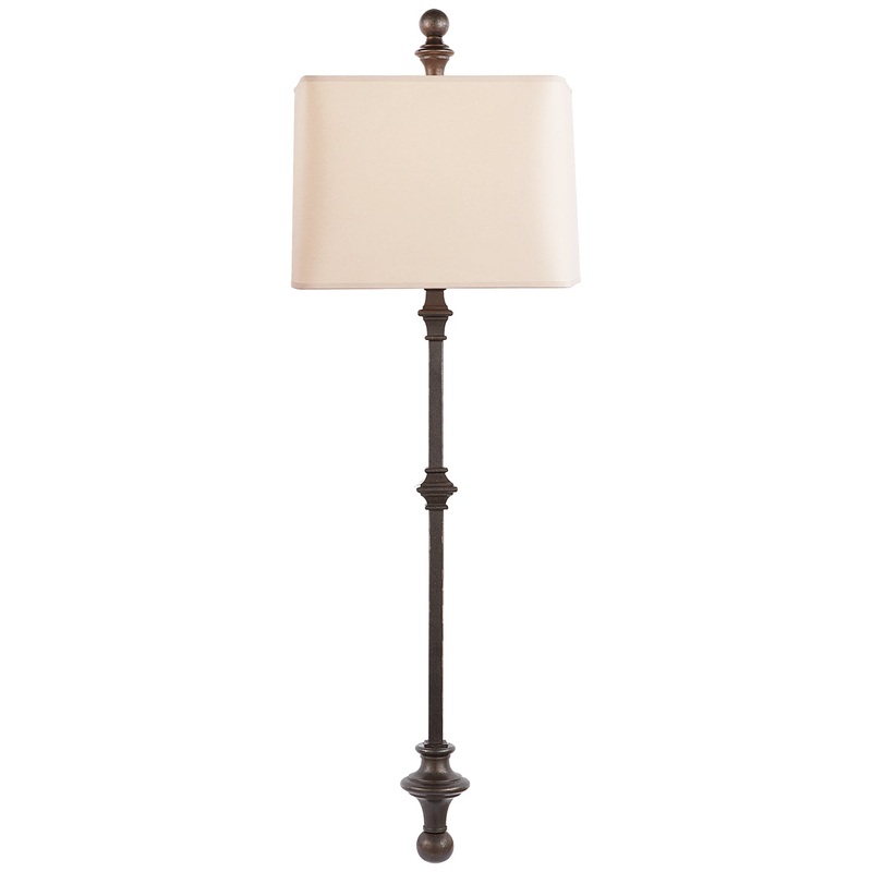 Cawdor One Light Wall Sconce, Aged Iron