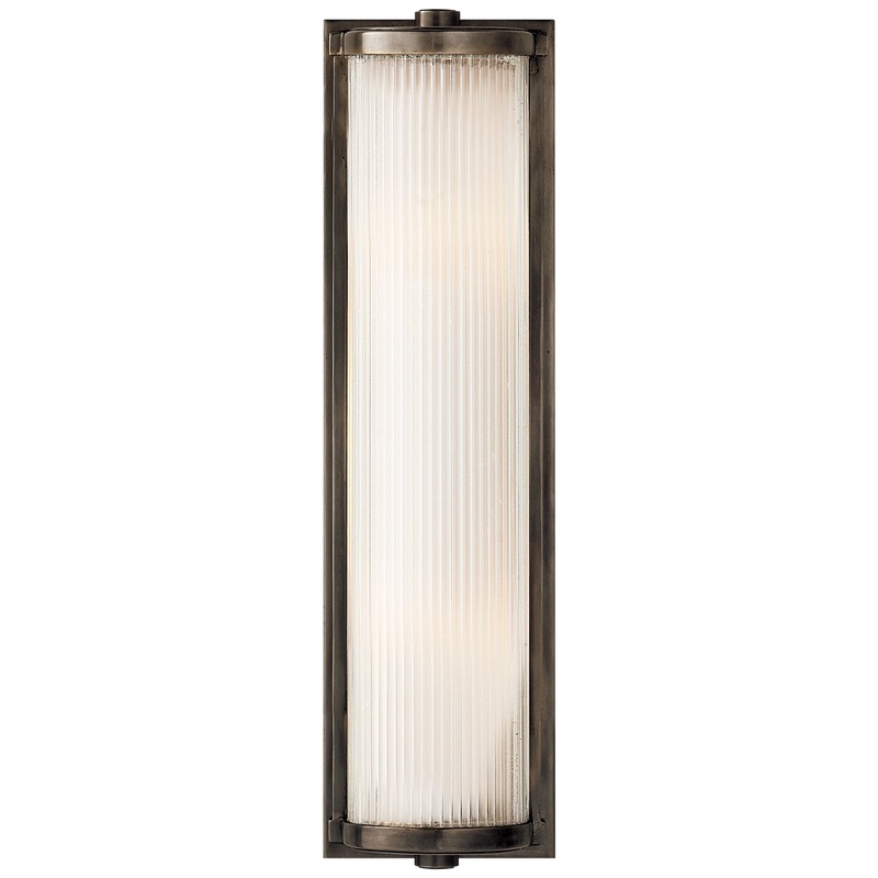 Dresser Two Light Wall Sconce, Bronze