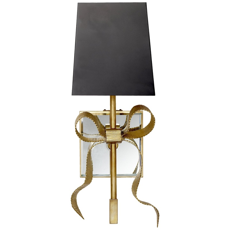Ellery One Light Wall Sconce, Soft Brass