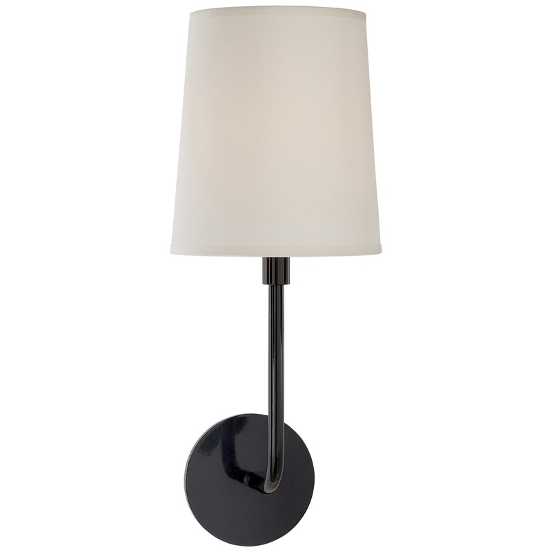 Go Lightly One Light Wall Sconce, Charcoal