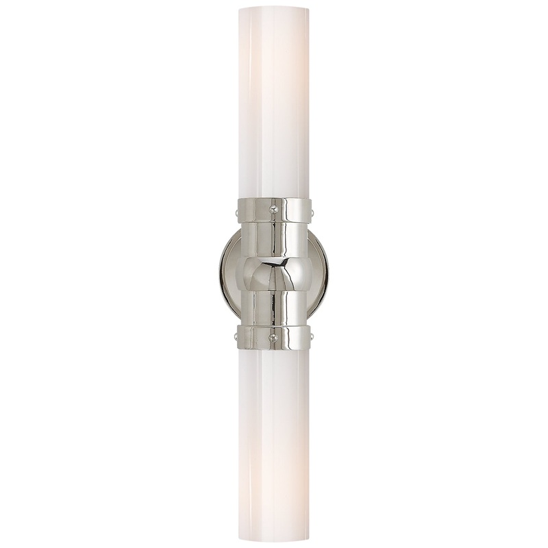 Graydon Bath Light Two Light Bath Sconce, Polished Nickel