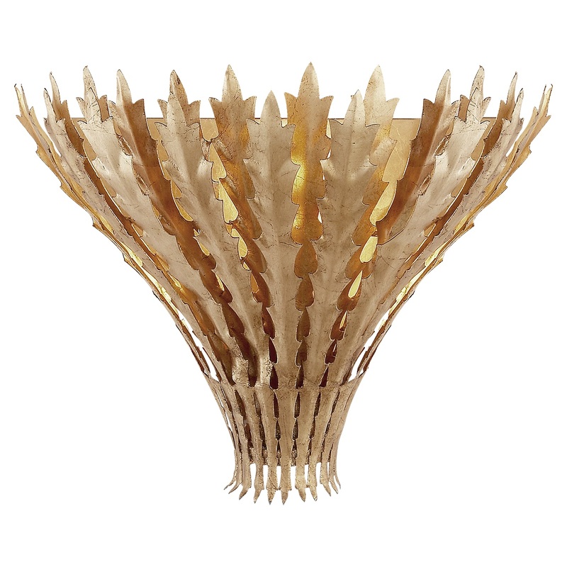 Hampton One Light Wall Sconce, Gild